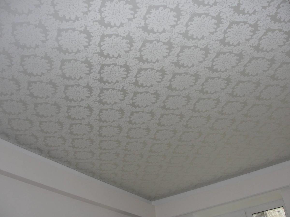 Ткань на потолок в спальне